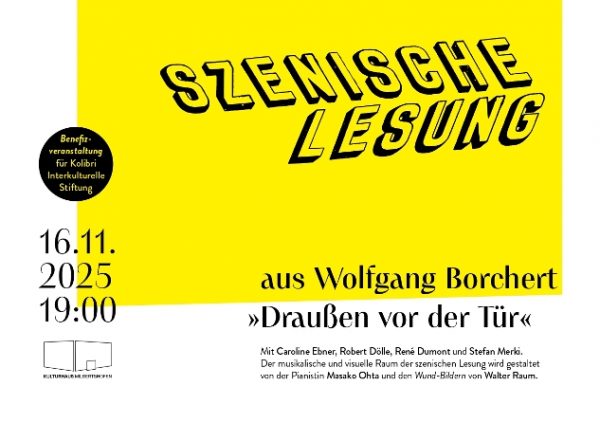 Szenische Lesung Draußen vor der Tür von Wolfgang Borchert