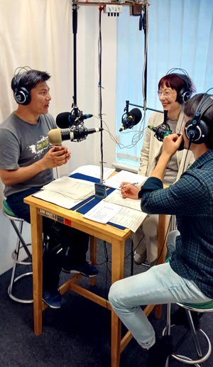 Kolibri bei Radio Lora, Fotograf: Bernd Heckmaier